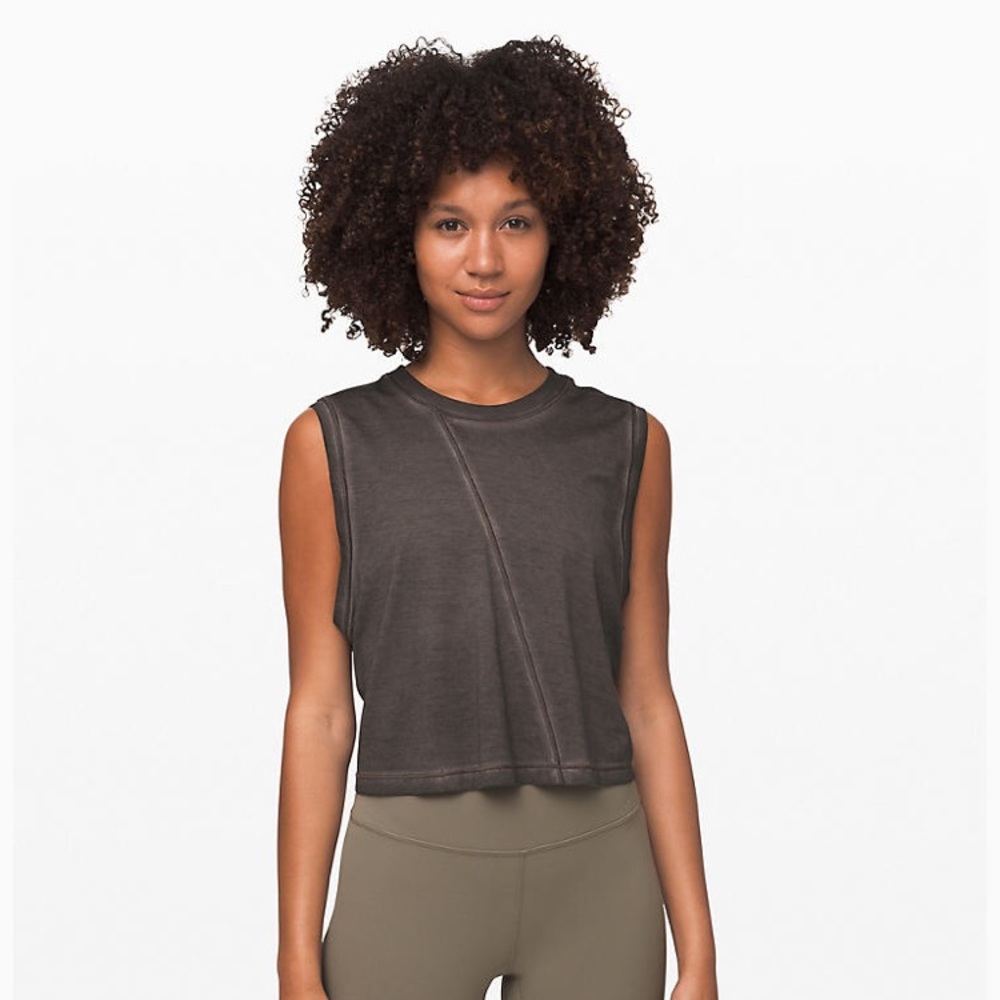 Lululemon Broken Beats Tank Size XXS Washes Black